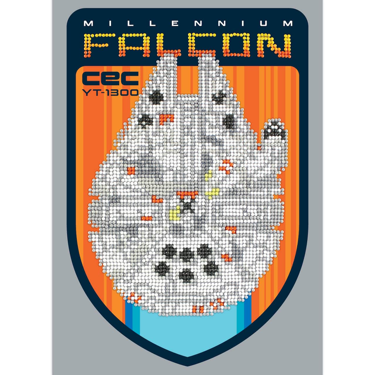 Camelot® Dots Millennium Falcon Cec Yt-1300 Diamond Painting Kit
